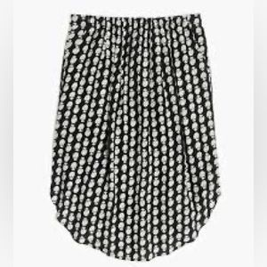 Madewell Silk Island Skirt in Bloomstamp